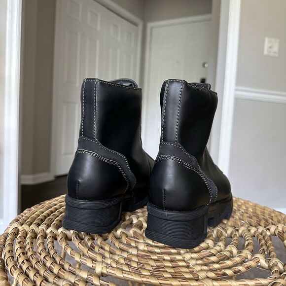 iRi ODELE Black Zip-Up Boot Women’s US 6 Chunky Platform Shoes Streetwear $280 - Picture 5 of 13